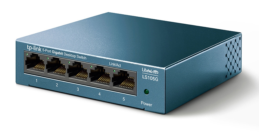 TP-LINK Desktop Switch LS105G, 5-port 10/100/1000Mbps, Ver. 1.0 3 TP-LINK Desktop Switch LS105G, 5-port 10/100/1000Mbps, Ver. 1.0