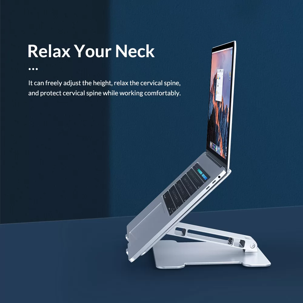 ORICO μεταλλική βάση για laptop/tablet LST-T1, 11~15.6", foldable, ασημί 4 ORICO μεταλλική βάση για laptop/tablet LST-T1, 11~15.6", foldable, ασημί - Image 2