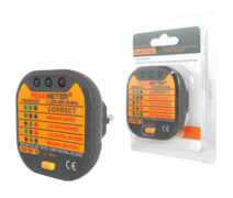 PEAKMETER tester πρίζας PM6860DR, 220-250V 50-60Hz 3