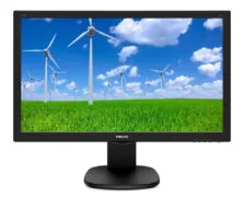 PHILIPS used οθόνη 243S5LJMB LED, 23.6", 1920x1080, VGA/DVI/HDMI/DisplayPort, Grade A 1