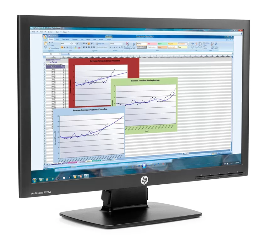 HP used οθόνη P222VA LED, 21.5" Full HD, VGA/DisplayPort, Grade B 3 HP used οθόνη P222VA LED, 21.5" Full HD, VGA/DisplayPort, Grade B