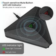 CMTECK επιτραπέζιο μικρόφωνο M001, omnidirectional, USB, μαύρο 9 CMTECK επιτραπέζιο μικρόφωνο M001, omnidirectional, USB, μαύρο 3