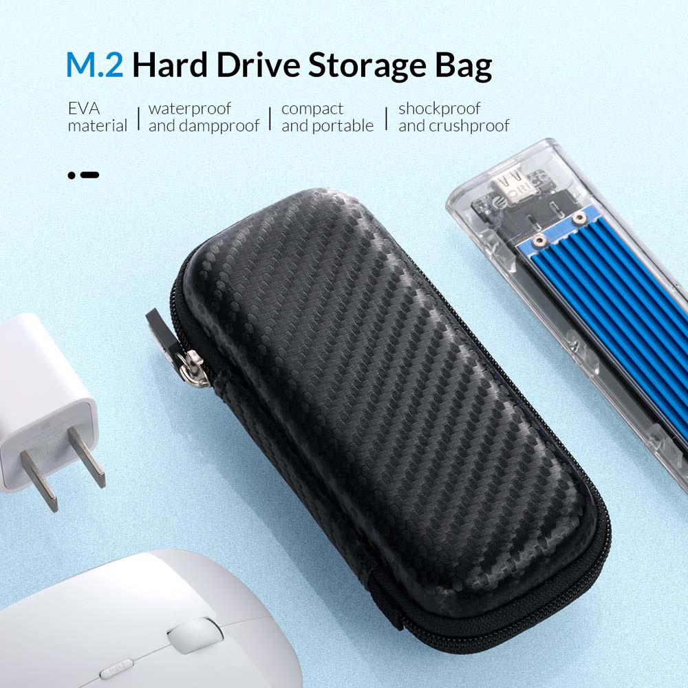 ORICO θήκη προστασίας M2 SSD M2PH01-BK-BP, αδιάβροχη, μαύρη 5 ORICO θήκη προστασίας M2 SSD M2PH01-BK-BP, αδιάβροχη, μαύρη - Image 3