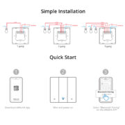 SONOFF smart διακόπτης M5-2C-86, διπλός, WiFi, γκρι 6