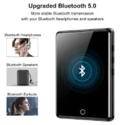 RUIZU MP3 player M6 με οθόνη αφής 2.8", 8GB, Bluetooth, ελληνικό μενού, μαύρο 3