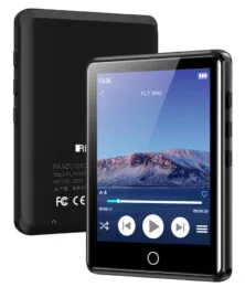 RUIZU MP3 player M6 με οθόνη αφής 2.8", 8GB, Bluetooth, ελληνικό μενού, μαύρο