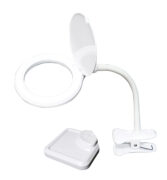 PROSKIT μεγεθυντικός φακός MA-1010U, κλιπ & βάση, LED, 3D 1.75x, λευκός