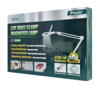 PROSKIT μεγεθυντικός φακός MA-1209LI με σφιγκτήρα, LED, 5D 2.25x, λευκός 6