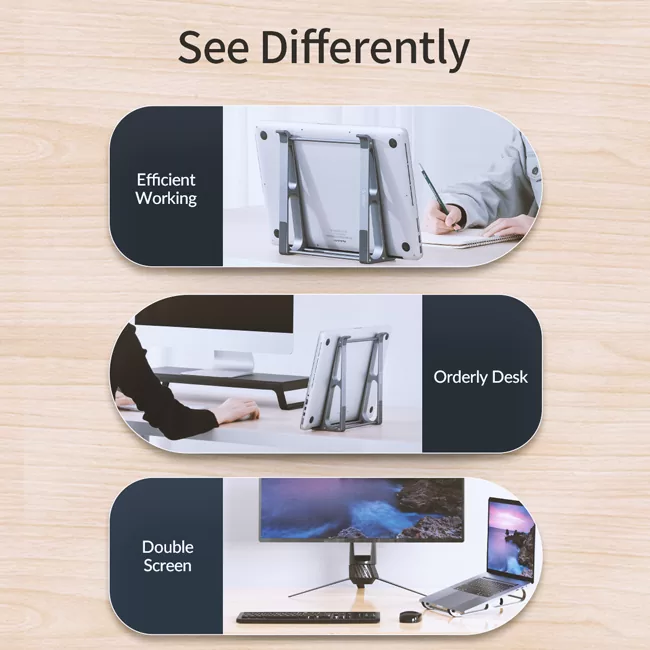 ORICO βάση για laptop MA15, 11-17.4", μεταλλική, γκρι 5 ORICO βάση για laptop MA15, 11-17.4", μεταλλική, γκρι - Image 3