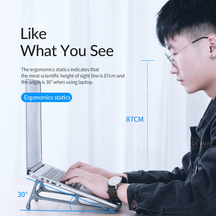 ORICO βάση για laptop MA15, 11-17.4", μεταλλική, γκρι 6 ORICO βάση για laptop MA15, 11-17.4", μεταλλική, γκρι - Image 4
