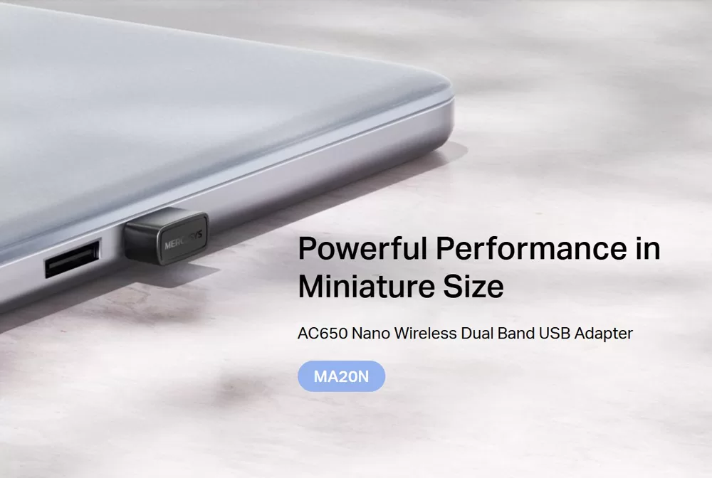 MERCUSYS ασύρματος USB αντάπτορας δικτύου MA20N, 650Mbps AC650, Ver 1.0 4 MERCUSYS ασύρματος USB αντάπτορας δικτύου MA20N, 650Mbps AC650, Ver 1.0 - Image 2