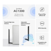 MERCUSYS ασύρματος USB αντάπτορας δικτύου MA30H, AC1300, Dual Band, V.2.0 9 MERCUSYS ασύρματος USB αντάπτορας δικτύου MA30H, AC1300, Dual Band, V.2.0 2
