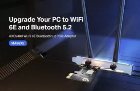 MERCUSYS κάρτα δικτύου MA86XE, AXE5400, Wi-Fi 6E, Bluetooth, PCIe, V.1.0 2