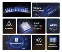 MERCUSYS κάρτα δικτύου MA86XE, AXE5400, Wi-Fi 6E, Bluetooth, PCIe, V.1.0 3