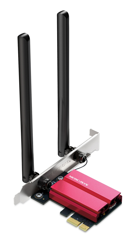 MERCUSYS κάρτα δικτύου MA86XE, AXE5400, Wi-Fi 6E, Bluetooth, PCIe, V.2.0 3 MERCUSYS κάρτα δικτύου MA86XE, AXE5400, Wi-Fi 6E, Bluetooth, PCIe, V.2.0