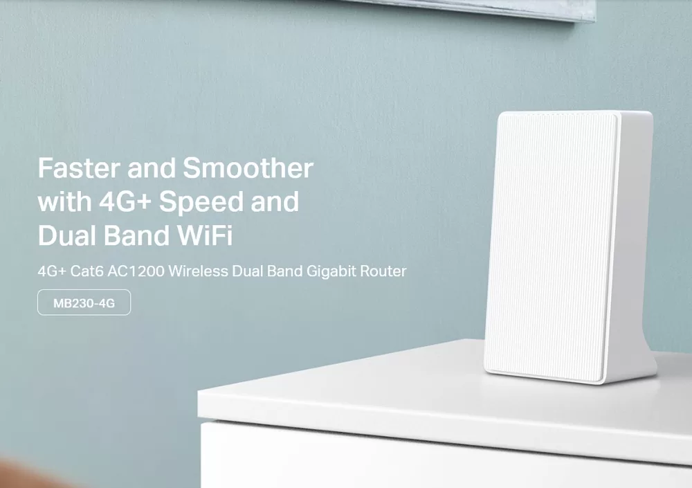 MERCUSYS router MB230-4G, 4G+ Cat6, 1200Mbps AC1200, Ver 1.0 4 MERCUSYS router MB230-4G, 4G+ Cat6, 1200Mbps AC1200, Ver 1.0 - Image 2