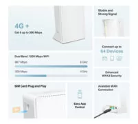 MERCUSYS router MB230-4G, 4G+ Cat6, 1200Mbps AC1200, Ver 1.0 12 MERCUSYS router MB230-4G, 4G+ Cat6, 1200Mbps AC1200, Ver 1.0 3
