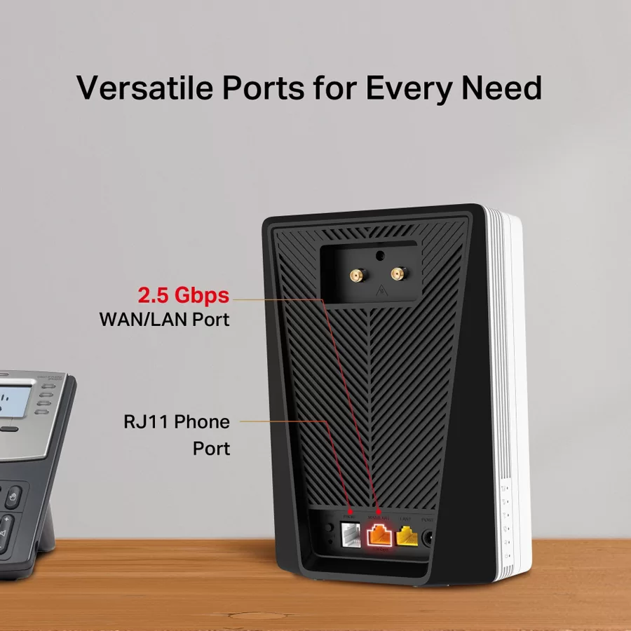 MERCUSYS Router MB520-5G με θύρα τηλεφώνου, 5G, AX3000 Dual Band WiFi 6, 3000Mbps, V.1.0 10 MERCUSYS Router MB520-5G με θύρα τηλεφώνου, 5G, AX3000 Dual Band WiFi 6, 3000Mbps, V.1.0 - Image 8