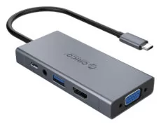 ORICO docking station MC-U501P, 5 θυρών, USB-C σύνδεση, 60W PD, 4K, γκρι 1 ORICO docking station MC-U501P, 5 θυρών, USB-C σύνδεση, 60W PD, 4K, γκρι