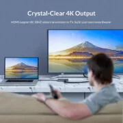 ORICO docking station MC-U501P, 5 θυρών, USB-C σύνδεση, 60W PD, 4K, γκρι 5
