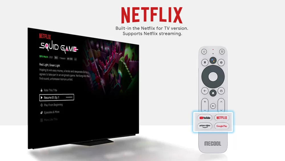 MECOOL TV Stick KD5, Google & Netflix certificate, FHD, WiFi, Android 11 8 MECOOL TV Stick KD5, Google & Netflix certificate, FHD, WiFi, Android 11 - Image 6
