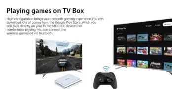MECOOL TV Box KM2 Plus Deluxe, Google πιστοποίηση, 4K, WiFi, Android 11 12