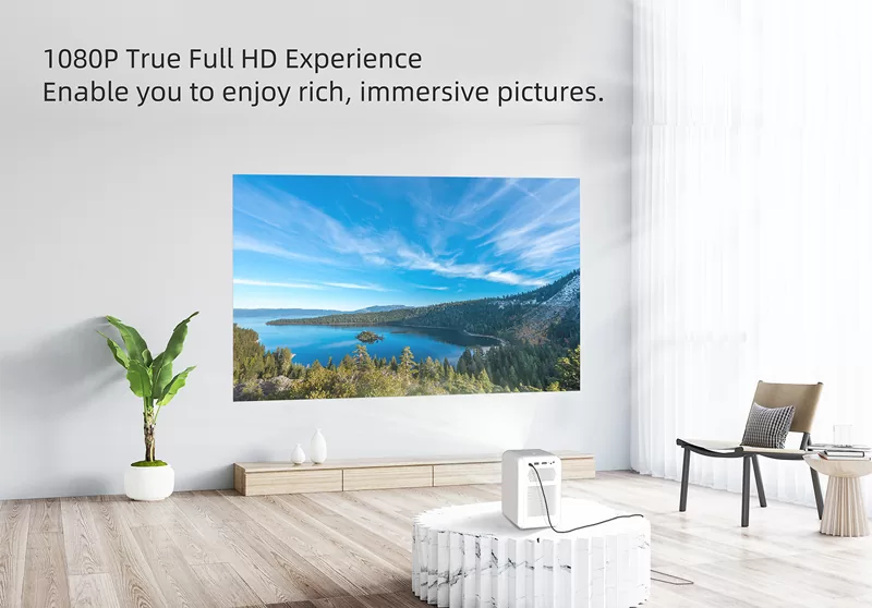 MECOOL smart βιντεοπροβολέας KP2, 1080p FHD, 600 ANSI, Wi-Fi, λευκός 7 MECOOL smart βιντεοπροβολέας KP2, 1080p FHD, 600 ANSI, Wi-Fi, λευκός - Image 5