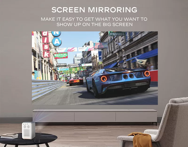 MECOOL smart βιντεοπροβολέας KP2, 1080p FHD, 600 ANSI, Wi-Fi, λευκός 11 MECOOL smart βιντεοπροβολέας KP2, 1080p FHD, 600 ANSI, Wi-Fi, λευκός - Image 9