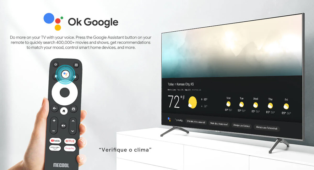 MECOOL τηλεχειριστήριο MCL-V03 για TV Box, Bluetooth 4 MECOOL τηλεχειριστήριο MCL-V03 για TV Box, Bluetooth - Image 2