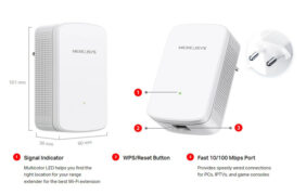 MERCUSYS Wi-Fi range extender ME10, 300Mbps, Ver. 1.0 10 MERCUSYS Wi-Fi range extender ME10, 300Mbps, Ver. 1.0 4