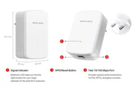 MERCUSYS Wi-Fi range extender ME10, 300Mbps, Ver. 1.0 10 MERCUSYS Wi-Fi range extender ME10, 300Mbps, Ver. 1.0 4