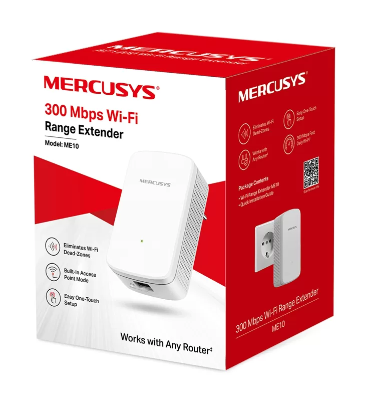 MERCUSYS Wi-Fi range extender ME10, 300Mbps, Ver. 1.0 7 MERCUSYS Wi-Fi range extender ME10, 300Mbps, Ver. 1.0 - Image 5