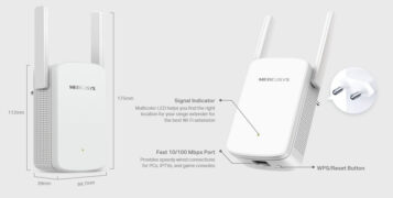 MERCUSYS Wi-Fi Range Extender ME30, 1200Mbps, Ver. 1.0 11 MERCUSYS Wi-Fi Range Extender ME30, 1200Mbps, Ver. 1.0 3