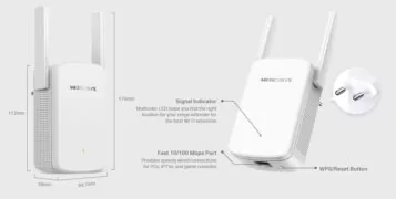 MERCUSYS Wi-Fi Range Extender ME30, 1200Mbps, Ver. 1.0 3