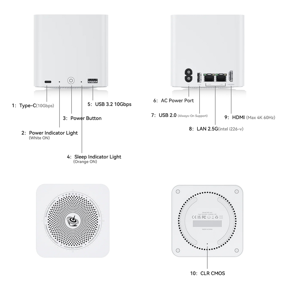 BEELINK mini PC/NAS ME Mini με 6x θέσεις M.2, Intel N95, 12GB, 1TB M.2, Windows 11 Home 5 BEELINK mini PC/NAS ME Mini με 6x θέσεις M.2, Intel N95, 12GB, 1TB M.2, Windows 11 Home - Image 3