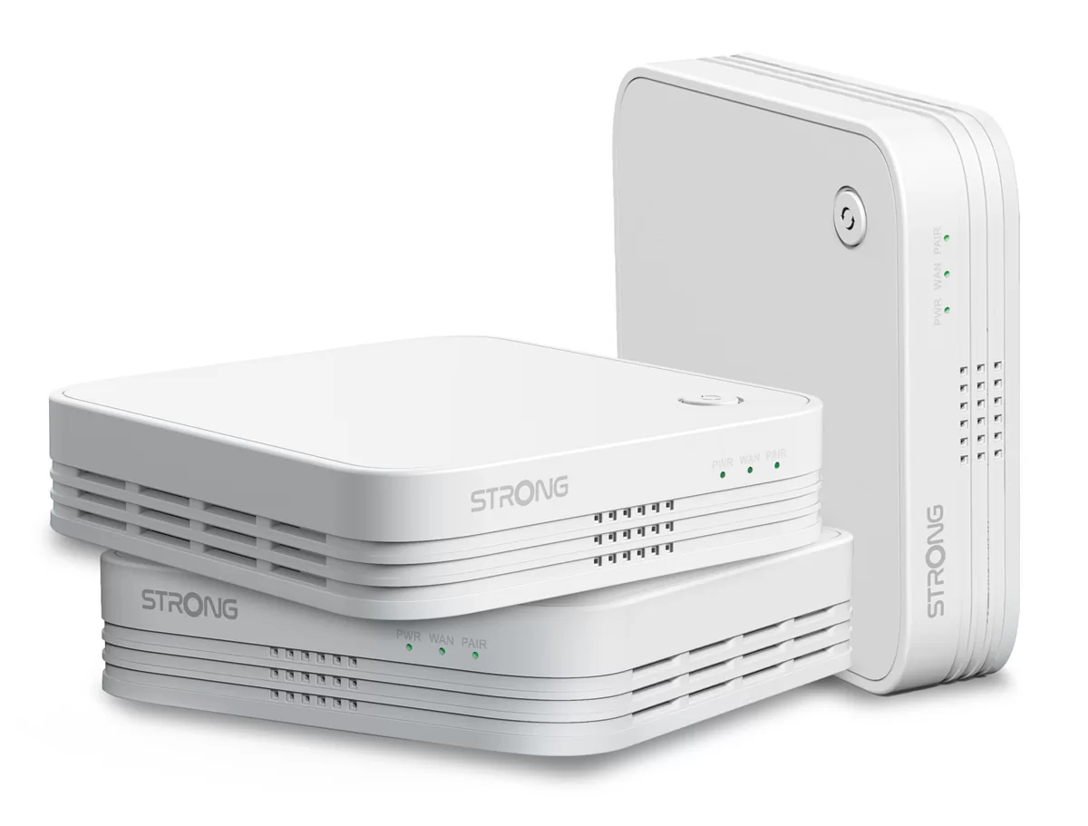 STRONG WiFi Mesh Home Kit ATRIA 1200 V2, 1200Mbps Dual Band, 3τμχ 3 STRONG WiFi Mesh Home Kit ATRIA 1200 V2, 1200Mbps Dual Band, 3τμχ