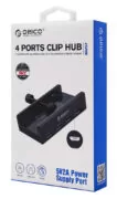 ORICO USB hub MH4PU-P με σφιγκτήρα, 4x θυρών, 5Gbps, USB σύνδεση, ασημί 6