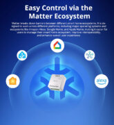 SONOFF smart διακόπτης MINI-D, WiFi, συμβατός με Matter, λευκός 4