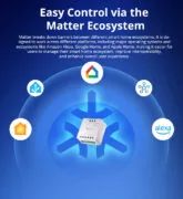 SONOFF smart διακόπτης MINI-D, WiFi, συμβατός με Matter, λευκός 4