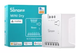 SONOFF smart διακόπτης MINI-D, WiFi, συμβατός με Matter, λευκός 8