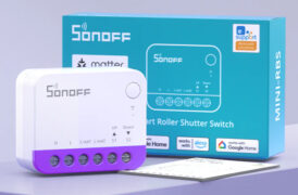 SONOFF smart διακόπτης MINI-RBS για μηχανισμό κουρτινών, WiFi, συμβατός με Matter, λευκός 3