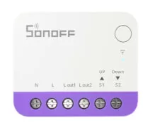 SONOFF smart διακόπτης MINI-RBS για μηχανισμό κουρτινών, WiFi, συμβατός με Matter, λευκός 1