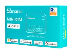 SONOFF smart διακόπτης MINIR4M, 2 κανάλια, Wi-Fi, 10A, λευκός 3