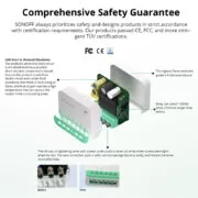 SONOFF smart διακόπτης MINIR4M, 2 κανάλια, Wi-Fi, 10A, λευκός 7