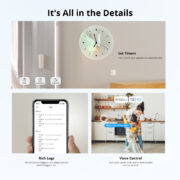 SONOFF smart διακόπτης MINIR4M, 2 κανάλια, Wi-Fi, 10A, λευκός 9