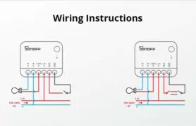 SONOFF smart διακόπτης MINIR4M, 2 κανάλια, Wi-Fi, 10A, λευκός 11