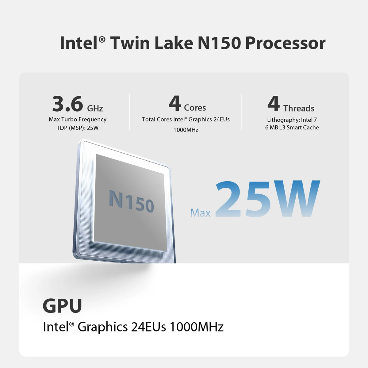 BEELINK mini PC Mini S13, Intel N150, 12GB, 512GB M.2, Windows 11 Pro 5 BEELINK mini PC Mini S13, Intel N150, 12GB, 512GB M.2, Windows 11 Pro - Image 3