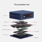 BEELINK mini PC Mini S13, Intel N150, 12GB, 512GB M.2, Windows 11 Pro 8
