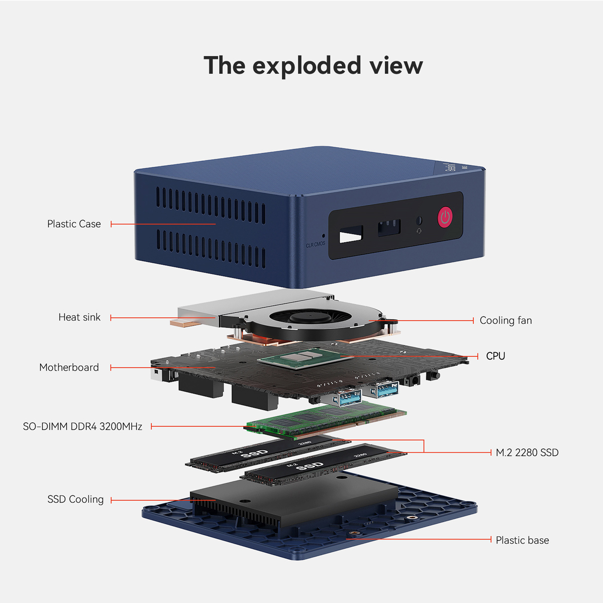 BEELINK mini PC Mini S13, Intel N150, 12GB, 512GB M.2, Windows 11 Pro 10 BEELINK mini PC Mini S13, Intel N150, 12GB, 512GB M.2, Windows 11 Pro - Image 8