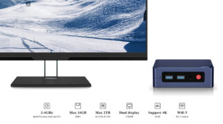 BEELINK mini PC MINI S12, Intel CPU N95, 8GB, 256GB SSD, Windows 11 Pro 5